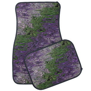 Grungy Groovy Funky Trippy Genderqueer Pride Car Floor Mat