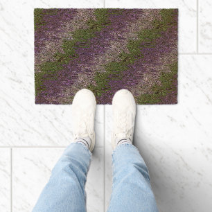 Grungy Groovy Funky Trippy Genderqueer Pride Fiber Doormat