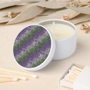 Grungy Groovy Funky Trippy Genderqueer Pride Mini Candle Favors