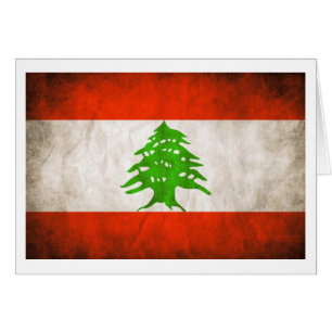 Grungy Lebanon Flag