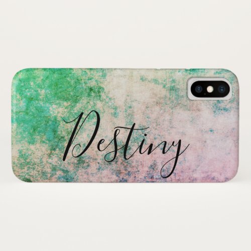 Grungy ModernTexture iPhone X Case