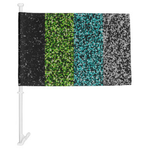 Grungy Noisy Abstract Quoiromantic Pride Flag
