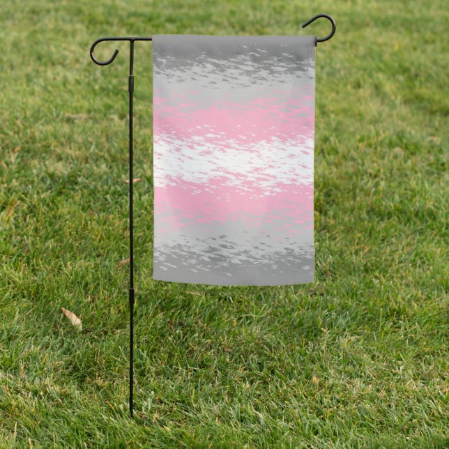 Grungy Noisy Grainy Abstract Demigirl Pride Flag (In SItu)