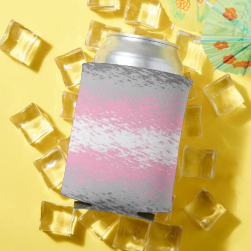 Grungy Noisy Grainy Abstract Demigirl Pride Flag Can Cooler