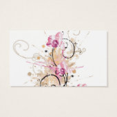 Grungy orchids Profile Card (Back)