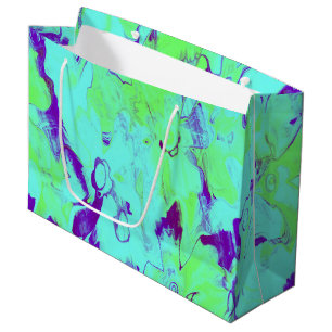 Grungy-Painted-Florals-14- Large Gift Bag