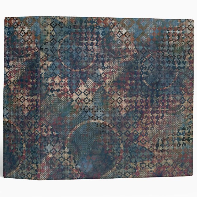 Grungy Patterns with Messy Patchwork of Textures Binder (Front/Spine)