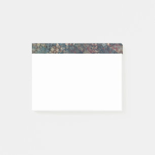 Grungy Patterns with Messy Patchwork of Textures Post-it Notes