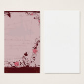 Grungy Profile Card (Front & Back)