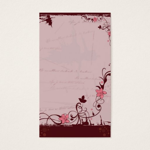 Customizable Grungy Profile Card Business Card Templates