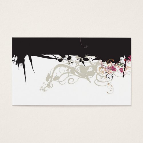 Grungy Profile Card Business Card