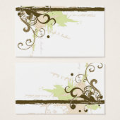 Grungy Profile Card (Front & Back)