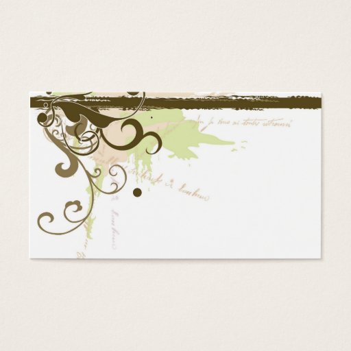 Customizable Grungy Profile Card Business Card Template