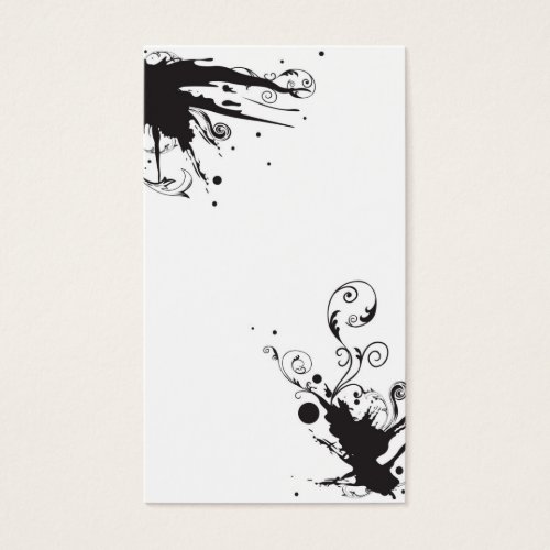 Grungy Profile Card Business Card Template