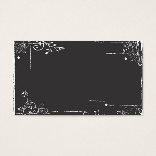 Grungy Profile Card Business Cards