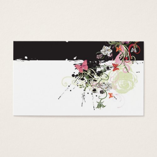 Grungy Profile Card Business Card