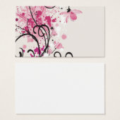 Grungy Profile Card (Front & Back)