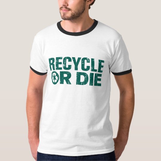 grungy recycle Tshirt