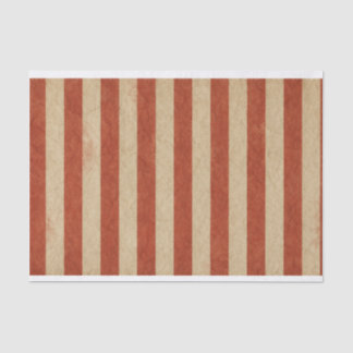 Grungy Red Stripes (Horizontal) Tissue Paper