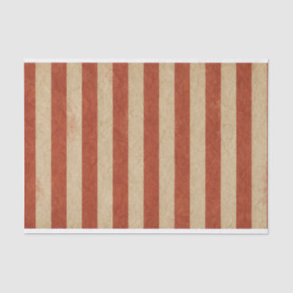 Grungy Red Stripes (Vertical) Tissue Paper