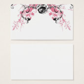 Grungy rose Profile Card (Front & Back)