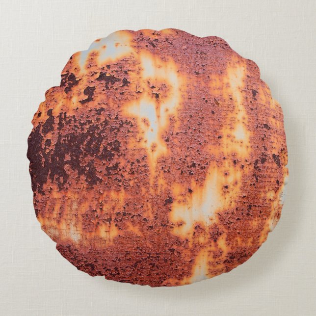 Grungy rusty metal backgroundabstract, aged, backg round pillow (Front)
