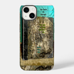 Grungy Skeleton Jokes (Personalized) Case-Mate iPhone 14 Case