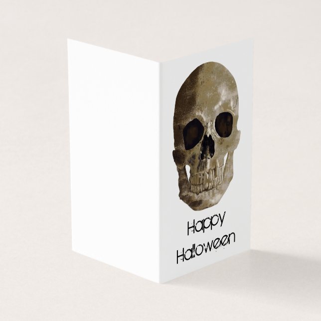 Grungy Skull Halloween (Outside)