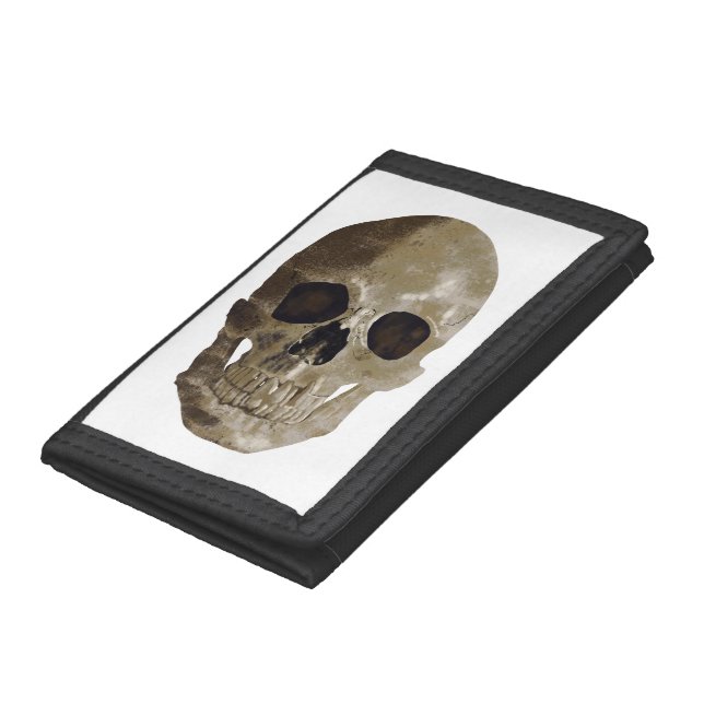 Grungy Skull Trifold Wallet (Bottom)
