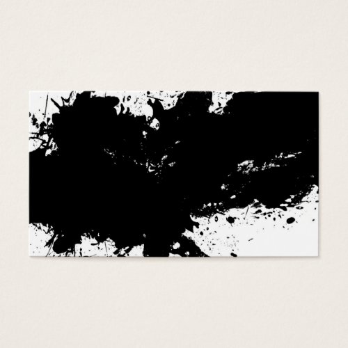 Grungy Splattered Ink Background Business Cards