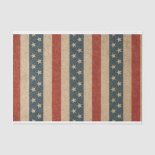 Grungy Stars & Stripes Tissue Paper
