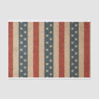 Grungy Stars & Stripes Tissue Paper