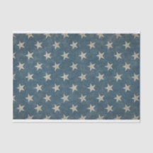 Grungy Stars with Blue Background