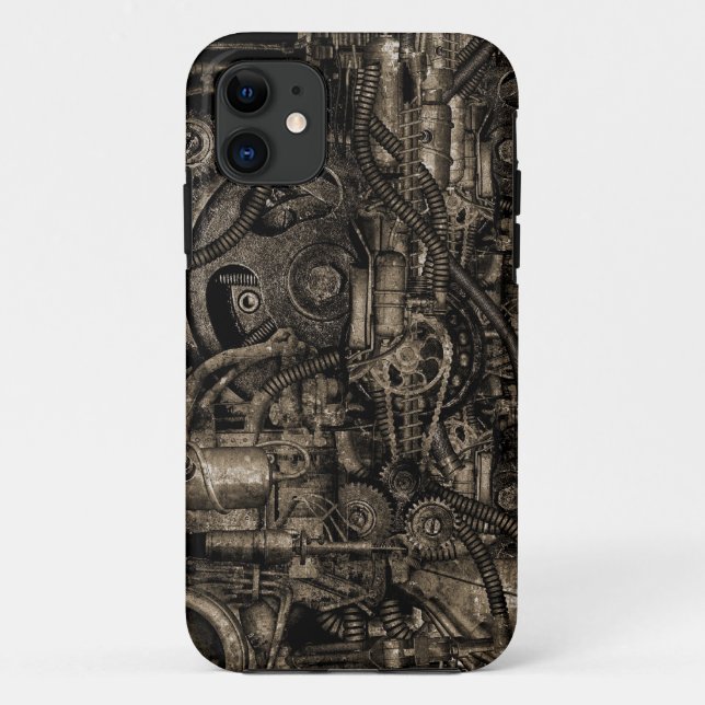 Grungy Steampunk Machinery Case-Mate iPhone Case (Back)