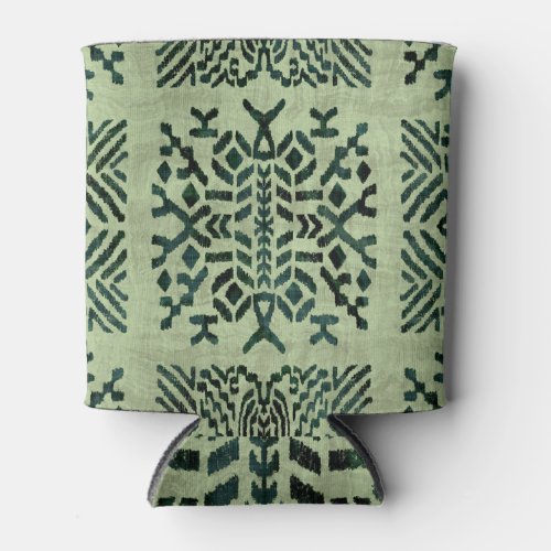 Grungy Tribal Ethnic Rug Motif Can Cooler