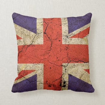 Grungy Uk Flag (union Jack) Throw Pillow by sc0001 at Zazzle