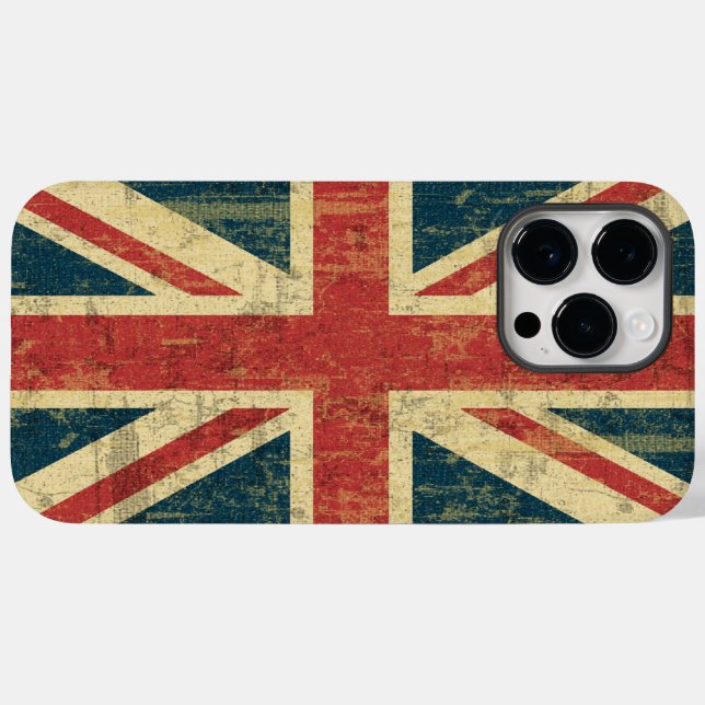 Grungy Union Jack Case-Mate iPhone Case (Back (Horizontal))
