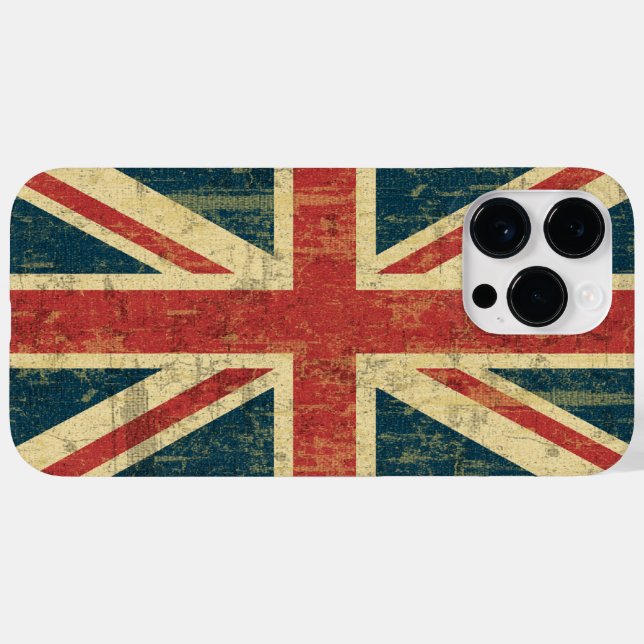 Grungy Union Jack Case-Mate iPhone Case (Back (Horizontal))