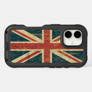 Grungy Union Jack iPhone 16 Case