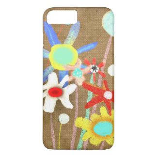 Grungy Vintage Distressed Floral iPhone 8 Plus/7 Plus Case