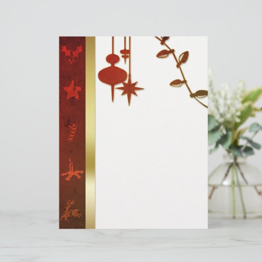 Grungy Vintage Gold Christmas (Standing Front)