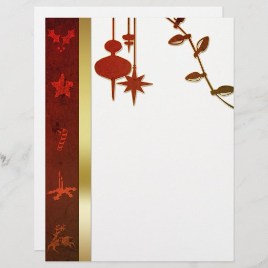 Grungy Vintage Gold Christmas (Front/Back)