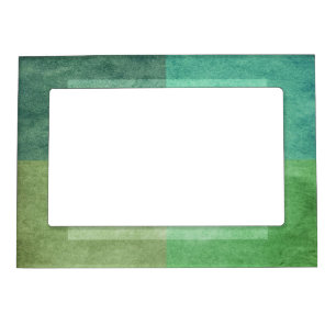 grungy watercolor-like graphic abstract 3 magnetic picture frame