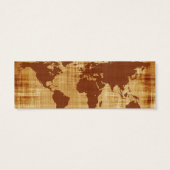 Grungy World Map Textured (Back)