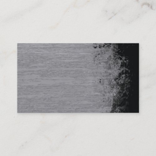 grungy worn metal business card