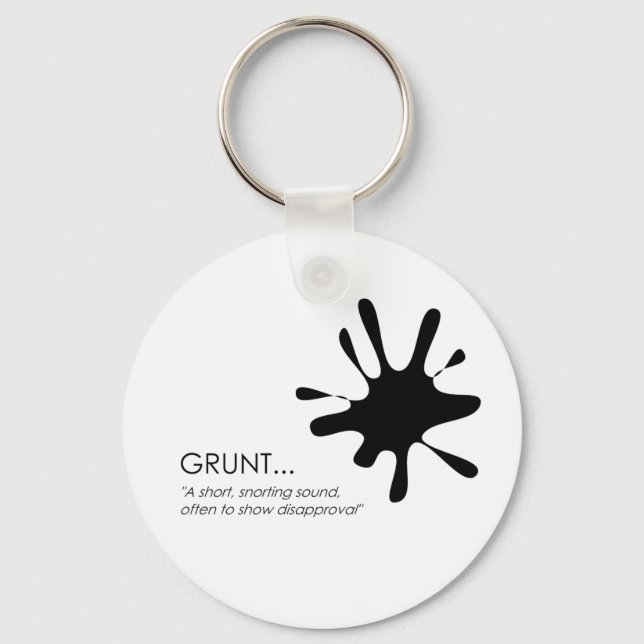 Grunt Keychain (Front)