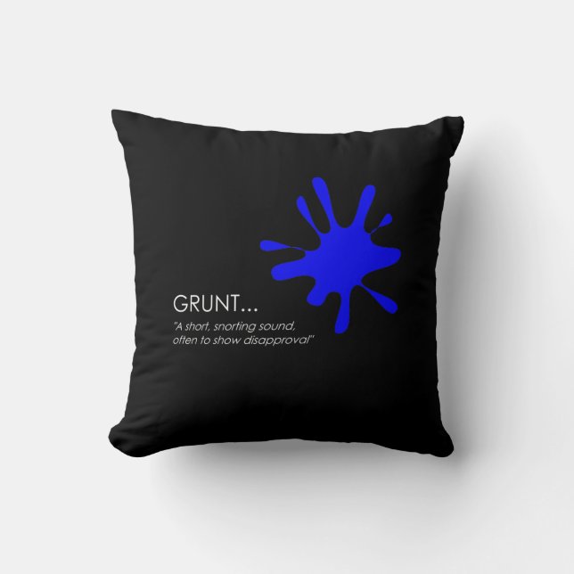 Grunt Pillow (Front)