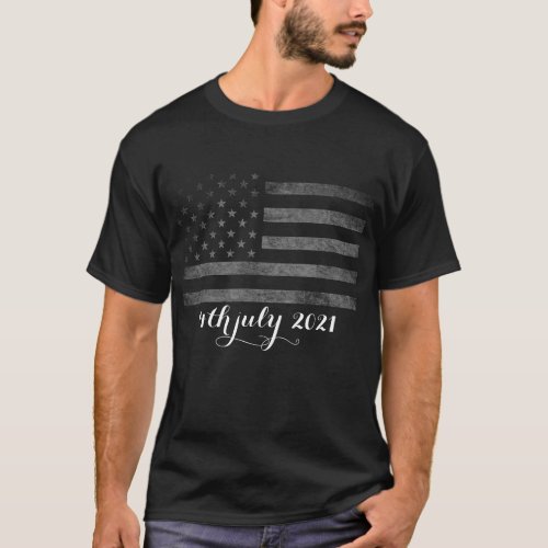 Grunt Style America Patriotic Flag Menâs  T_Shirt