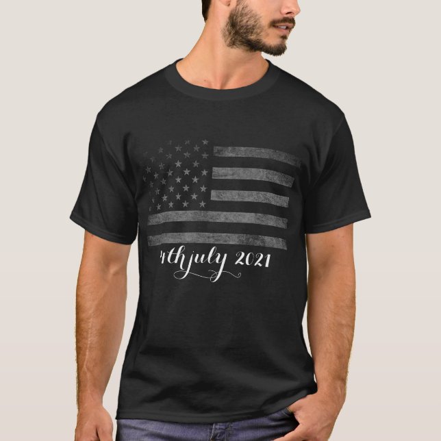 Grunt Style America Patriotic Flag Men’s  T-Shirt (Front)