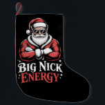 Grunt Style Big Nick Energy Funny Santa Christmas  Small Christmas Stocking<br><div class="desc">Grunt Style Big Nick Energy Funny Santa Christmas</div>